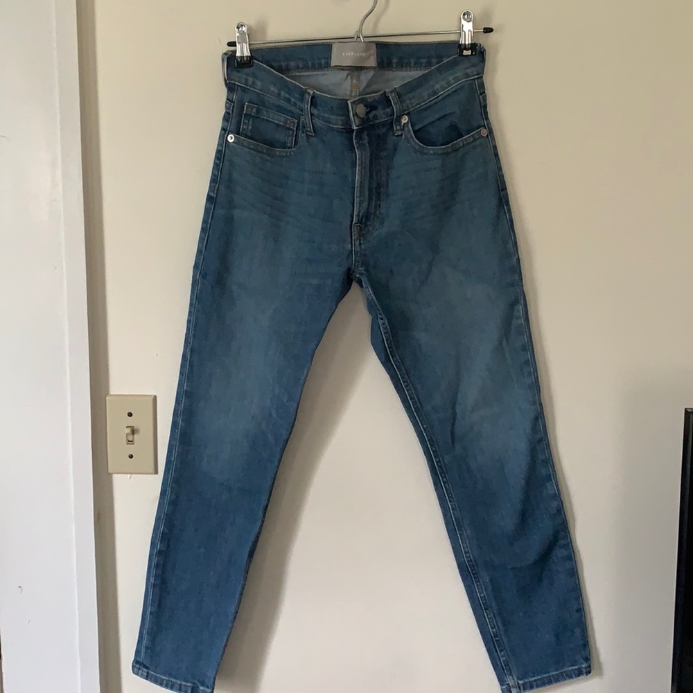 Everlane Mid-Rise Skinny Jean Light Wash